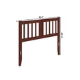 thumbnail image 3 of Pemberly Row Full Solid Wood Headboard with USB Charger in Walnut, 3 of 3