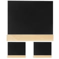 thumbnail image 1 of Shisuyan 3pcs Tabletop Mini Chalkboards Sign Standing Type Small Double-side Blackboards, 1 of 9