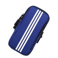 thumbnail image 1 of Eigraketly Cierre de cremallera Bolsa para el brazo del teléfono móvil Senderismo Correr Bolsa de almacenamiento ajustable Fitness Entrenamiento Teléfono Ropa Deportiva, Zapatos Azul Eigraketly OD028879-02B, 1 of 6