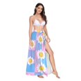 thumbnail image 2 of FORMRS Womens Beach Sarong Semi-Sheer Bikini Wrap Skirt Swimsuit Cover-ups, Playful Daisy, 2 of 7