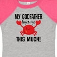 thumbnail image 4 of Inktastic My Godfather Loves Me Godchild Boys or Girls Baby Bodysuit, 4 of 5