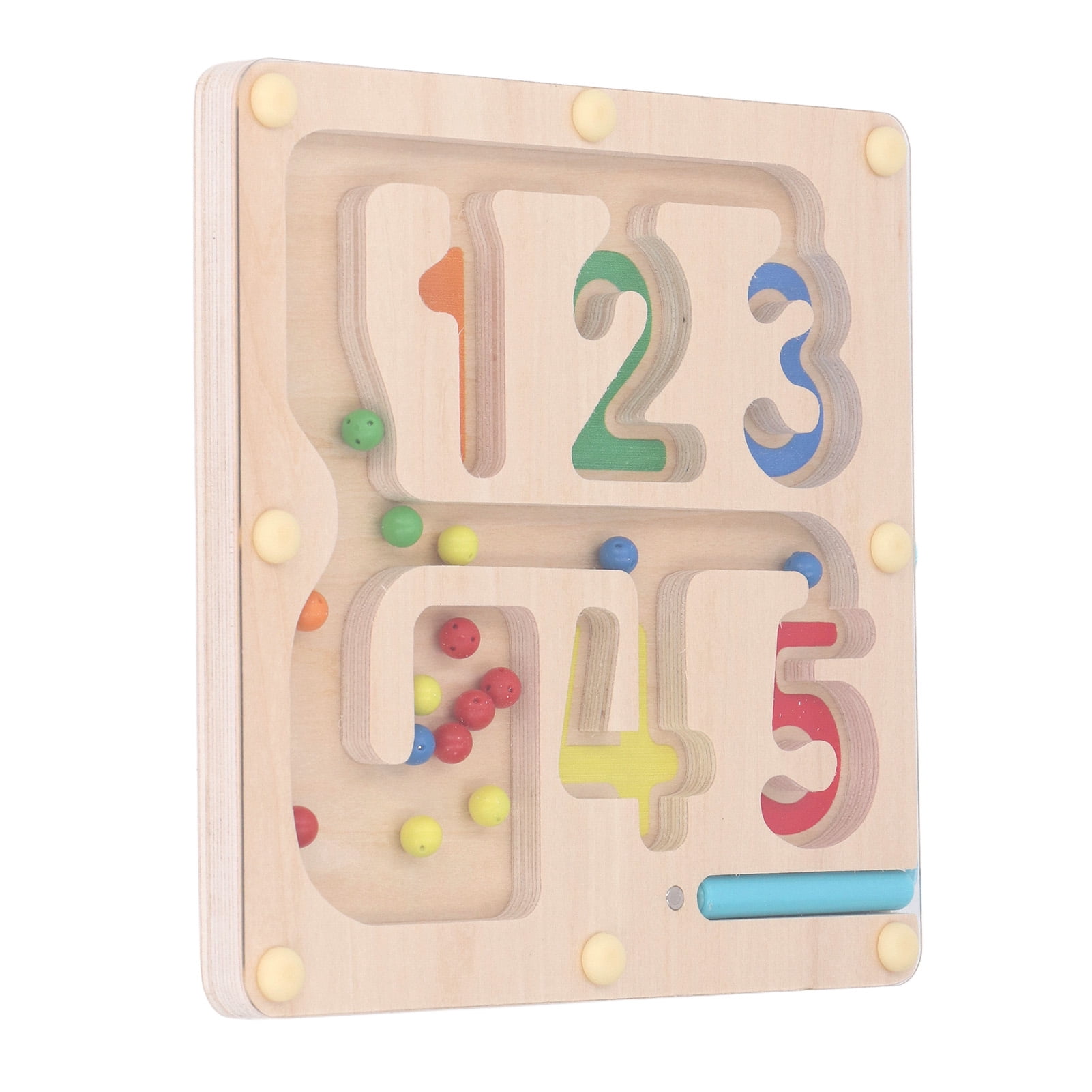 Toyvian Puzzle Educativo De Plástico – Juguete Para Estimular Creatividad Y Reconocimiento De Colores En Niños