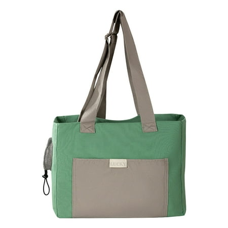 Dog Carrier  Pet Outgoing Bag for Spring at Home Portablet Bag One Shoulder Warm Canvas