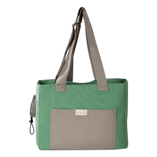 Dvkptbk Pet Outgoing Bag for Spring At Home Portablet Bag One Shoulder Warm Canvas