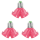 thumbnail image 1 of E27 A 2E27 Portalámparas Convertidor Enchufe Divisor Adaptador Base Bombilla () Rosa, 1 of 5