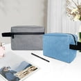 thumbnail image 2 of Portable Ox Cloth Toiletry Bag 22x16x10cm with Compartments for Organized Travel Essentials, 2 of 7