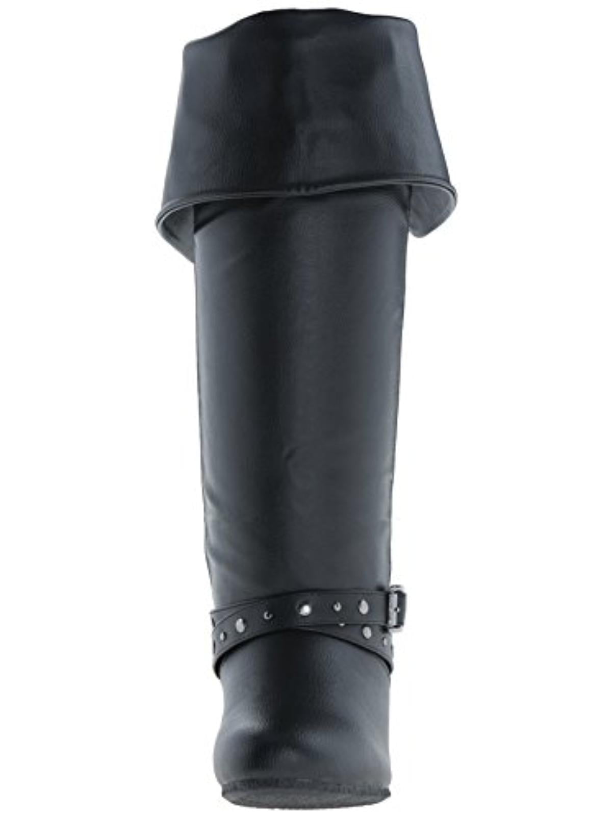 Dolce by Mojo Moxy Womens Duffy Belted Over-The-Knee Boots Black 9 (B,M) - Walmart.com