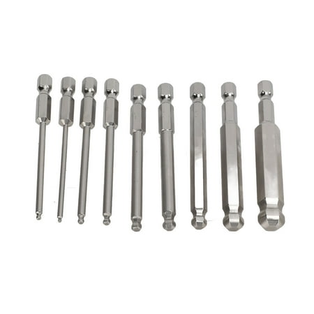 

75mm Screwdriver Bit Set Multi Purpose 56-58 Degrees Hardness Head Screwdriver Bit Set Durable Metal For Electric Screwdriver