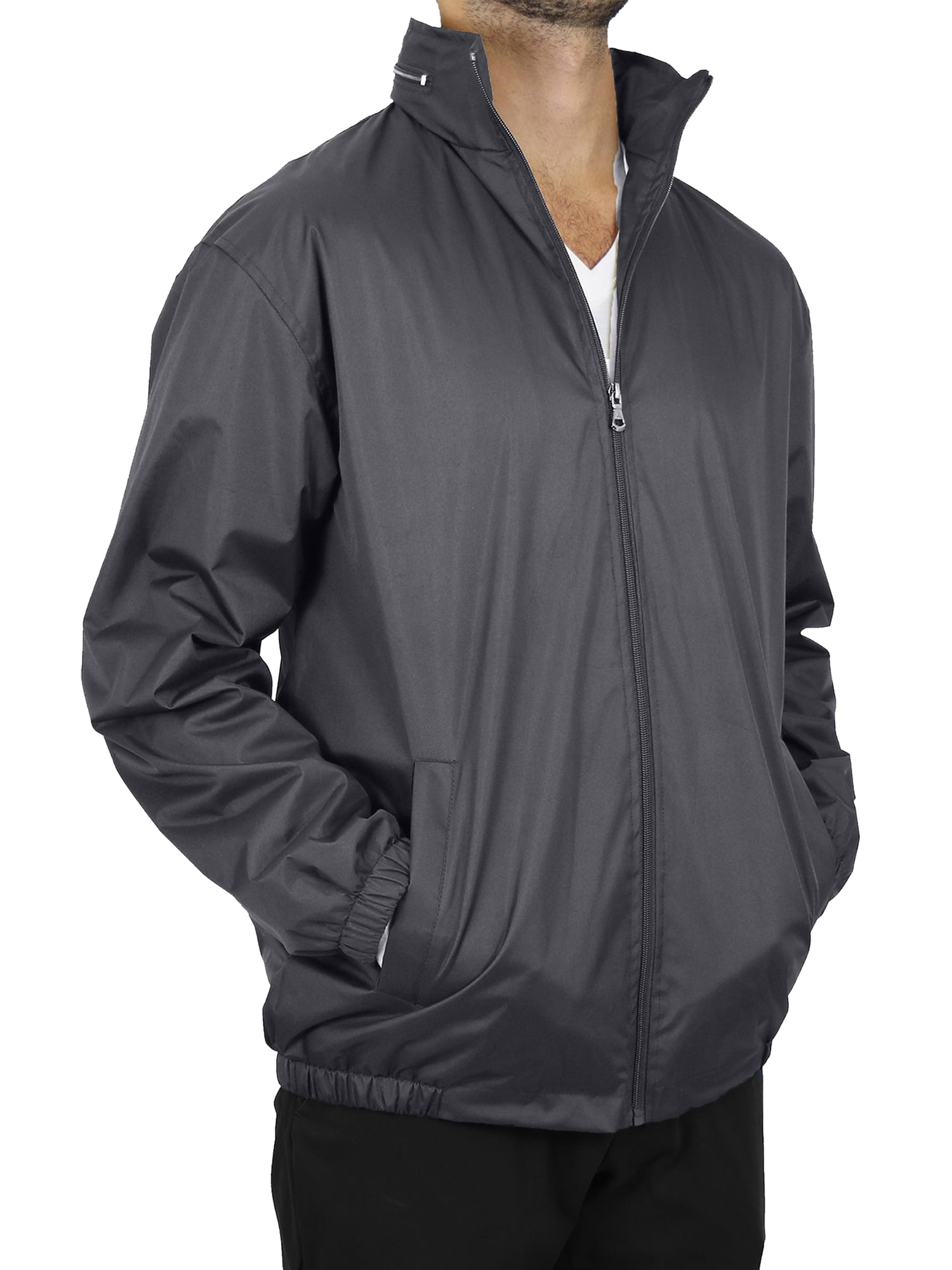 Men's Lightweight Full-Zip Windbreaker Jacket 