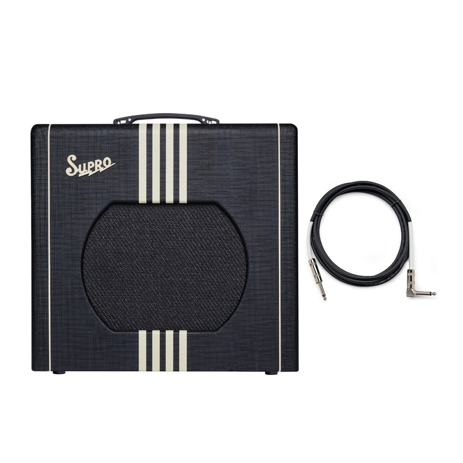 Supro 1822RBC Delta King 12 15Watt 1x12in Tube Combo Amp with 10ft Guitar Cable
