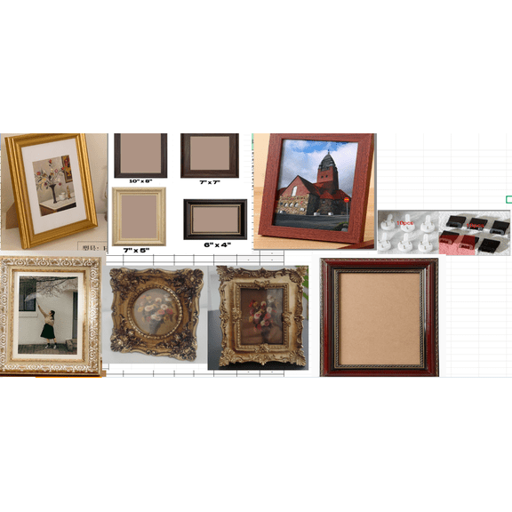 gallery wall frame set,vintage picture frames,vintage frames,picture frame set,gallery wall,wall frames