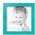 thumbnail image 2 of ArtToFrames 8" x 8" Aqua Picture Frame, 8x8 inch Green Wood Poster Frame (WOM-5186), 5 Pack, 2 of 5