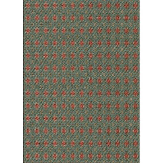 Ahgly Company Indoor Rectangle Patterned Bakers Brown Novelty Area Rugs, 2' x 5'