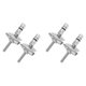 thumbnail image 1 of 2 Pair Toilet Seat Fixing Hinge Set M6 X 71.5mm Stainless Steel Toilet Lid Hinge Fixing Bracket C0102G Compatible, 1 of 5