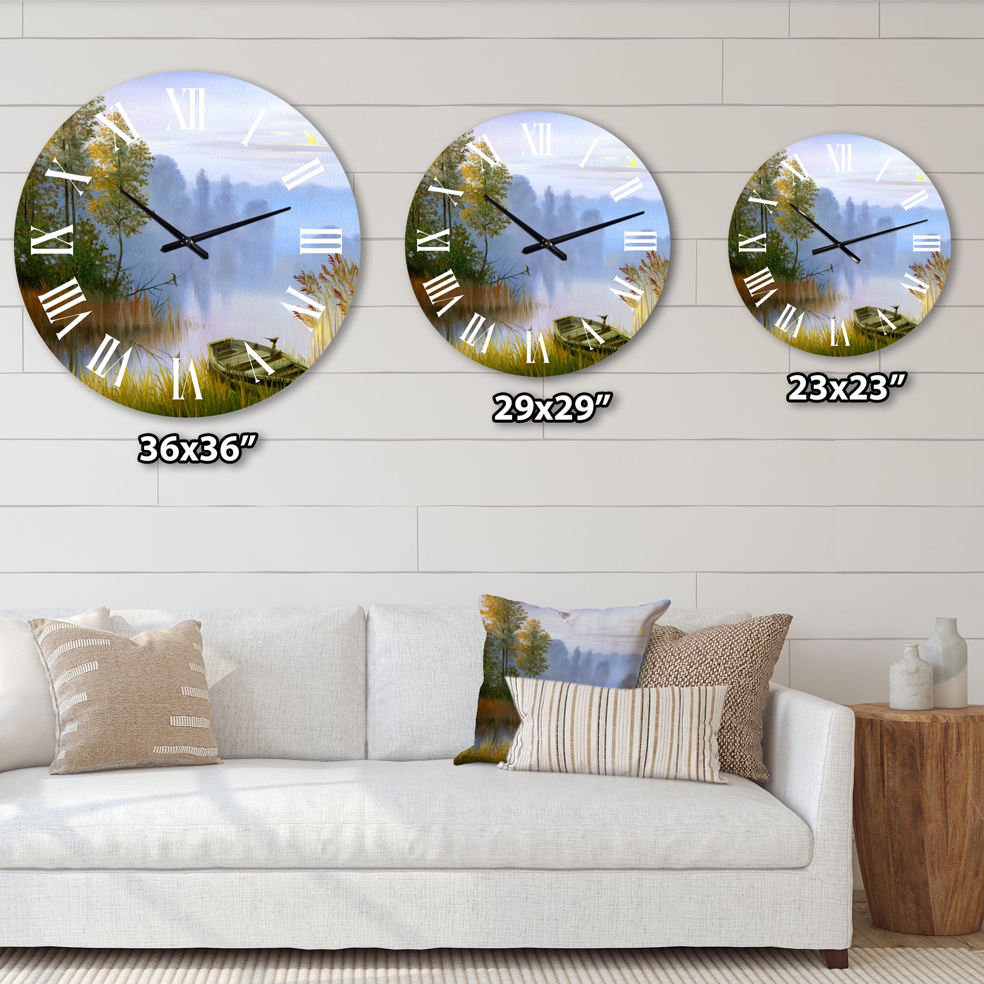 Designart 1 in Traditional Wall Clock