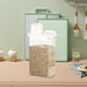 thumbnail image 1 of Contenedor de almacenamiento de alimentos secos, organizador de almacenamiento apilable de despensa, contenedor de almacenamiento transparente para cubierta blanca Macarena Recipiente hermético, 1 of 8