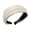 Beige, variant on French Style Wide Headbands for Women, Elegant Vintage High Cranial Top Hair Hoop, Wide Brimmed Soft Non Slip Fashion Hair Accessories for Daily Dress Up(White)