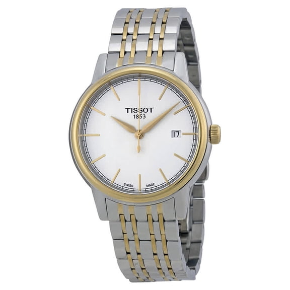 Tissot Carson White Dial Two-tone Mens Watch T0854102201100