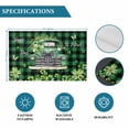 thumbnail image 6 of St. Patrick's Day Placemats Set of 6, Spring Green Truck Clovers Flowers Plaid Placemats for Dining Table, Place Mats for Kitchen Tabletop, Waterproof Wipeable Dining Table Mats Set, 6 of 9