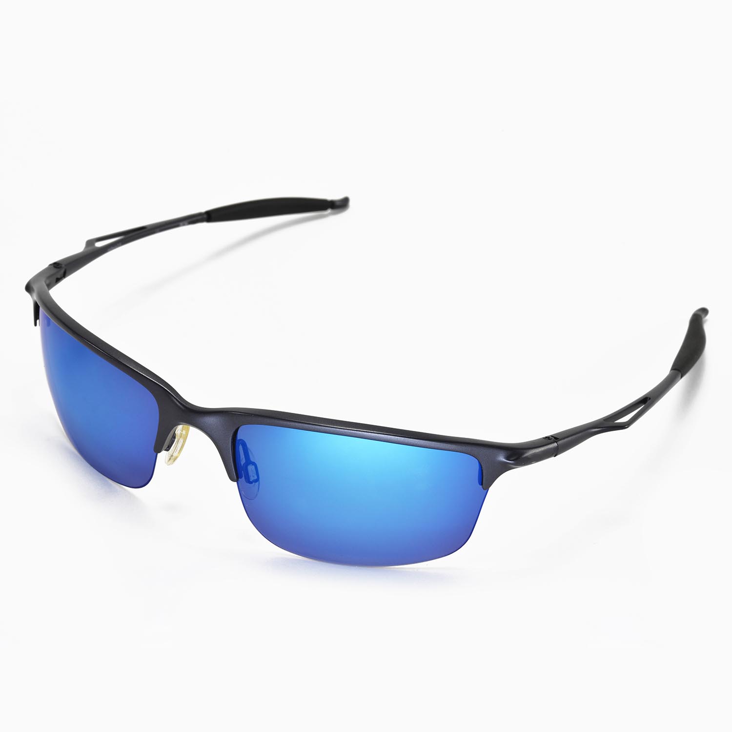 Walleva Ice Blue Polarized Replacement Lenses for Oakley Half Wire 2.0 Sunglasses - image 4 of 6