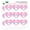 Opaque, variant on Cat Paw Toe Beans with Cute Sparkles Heart Shaped Planner Calendar Scrapbook Craft Stickers
