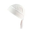 thumbnail image 1 of GPOECD Basic Long Tail Bandana Hat for Summer Bike Riding Sun Protection and Outdoor Activities Bandanas for Men White,One Size, 1 of 3