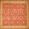 thumbnail image 1 of Ahgly Company Indoor Square Persian Orange Traditional Area Rugs, 6' Square, 1 of 1