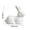 🔥 D_Hot#562, variant on Mini White Ceramic Easter Bunny Figurine | Glossy Glazed Porcelain | Living Room, Bedroom, Desktop Home Decor | Modern Table Accent | Spring Gift Idea