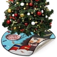 thumbnail image 5 of Coolnut Xmas Nutcracker Snowflakes Christmas Tree Mats Waterproof Tree Skirt, Merry Christmas Xmas Tree Stand Tray Mat Floor Protector Pad for Holiday Party Decoration, 28.3", 5 of 6