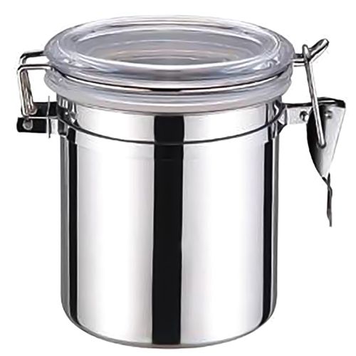 AkoaDa Stainless Steel Airtight Canister for Kitchen, Large Flour Coffee Bean Tea Cereal Cookie