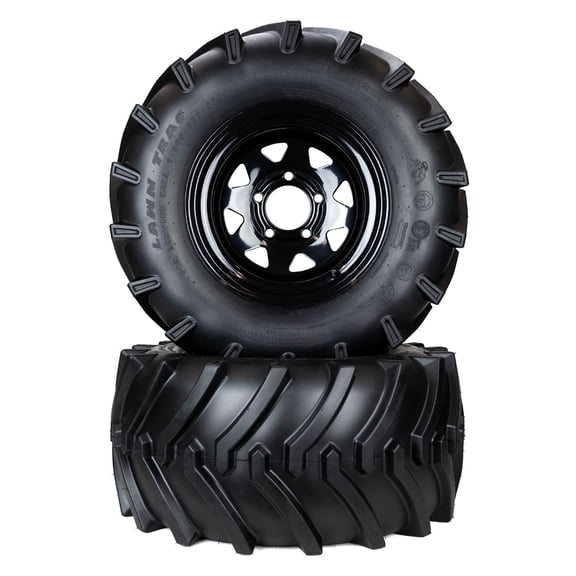 (2) Aggressive Tire Assemblies 24x12.00-12 Fits Gravely Pro-Turn 300 07101511