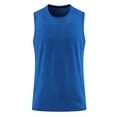 thumbnail image 5 of Hessimy Men Tank Top Cotton Sleeveless Shirts for Him Mens Muscle Shirts Mens Tanks(Blue,L), 5 of 8