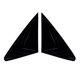 thumbnail image 1 of Car Rear Triangular Window Louvers for Q5 FY Glossy Black, 1 of 5
