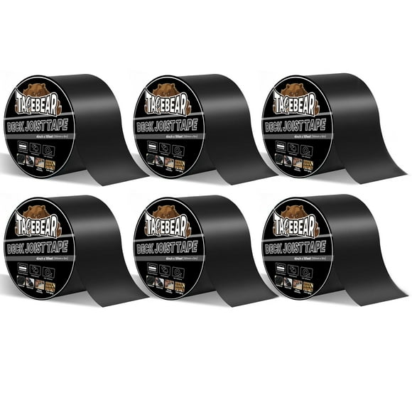 Cinta adhesiva para terrazas TAPEBEAR, 10 cm x 5 m, impermeable, 6 rollos