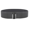 thumbnail image 2 of Aligament Women's Stretch Belt Invisible No Show Invisible Belt Women Elastic Stretch Waist Belt with Flat Buckle, Gray, 2 of 9