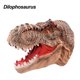 thumbnail image 4 of Marionetas de mano de dinosaurio realistas, marionetas de mano de goma flexibles, juguetes de dinosaurio T Rex de goma suave para niños, 4 of 5