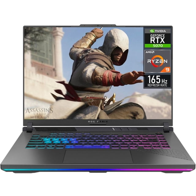Laptop Gamer ASUS ROG Strix G16 GeForce RTX 5070 Ryzen 9 8940HX 16GB DDR5 SSD 1TB 16" Teclado Ingles Gaming Competitivo