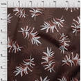 thumbnail image 3 of oneOone Velvet Maroon Fabric Abstract Leaves Sewing Craft Projects Fabric Prints By Yard 58 Inch Wide, 3 of 4