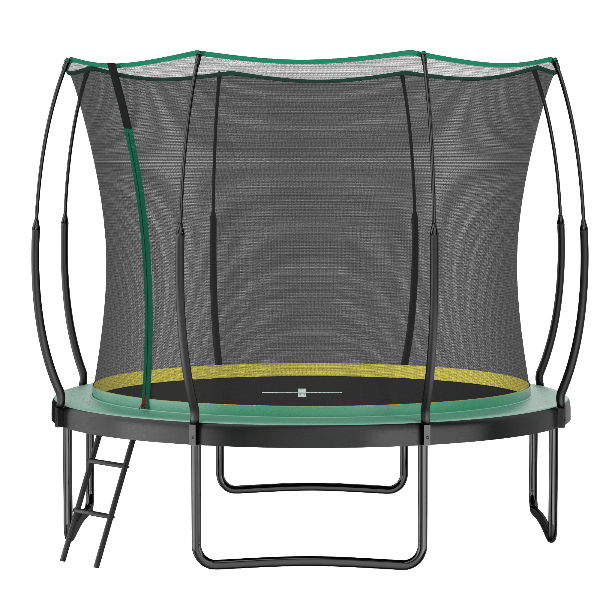 YC 10FT Springfree no Gap Trampoline- Green