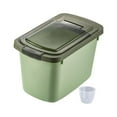 thumbnail image 4 of Contenedor de almacenamiento de alimentos, contenedor de harina para el hogar y tapa hermética, caja de almacenamiento de alimentos para mascotas Verde, 4 of 9