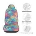 thumbnail image 4 of Pofeuu blue pink colorful cracked texture Print Automotive Car Seat Covers Flat Cloth Full Set Seat Covers,Car Seat Covers front seats for Cars Trucks and SUVs, 4 of 5