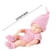 thumbnail image 3 of Muñeca bebé reborn realista de 18 cm con extremidades ajustables y piel de vinilo suave | Juguete de simulación realista para coleccionistas, accesorios de fotografía o regalo, 3 of 6