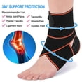 thumbnail image 4 of Ankle Support Brace, Adjustable Compression Ankle Braces for Sports Protection, One Size Fits Most for Men & WomenGrey, 4 of 8
