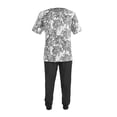 thumbnail image 1 of Pijama George Talla EG Combinada Estampado Palmeras Negro, 1 of 4