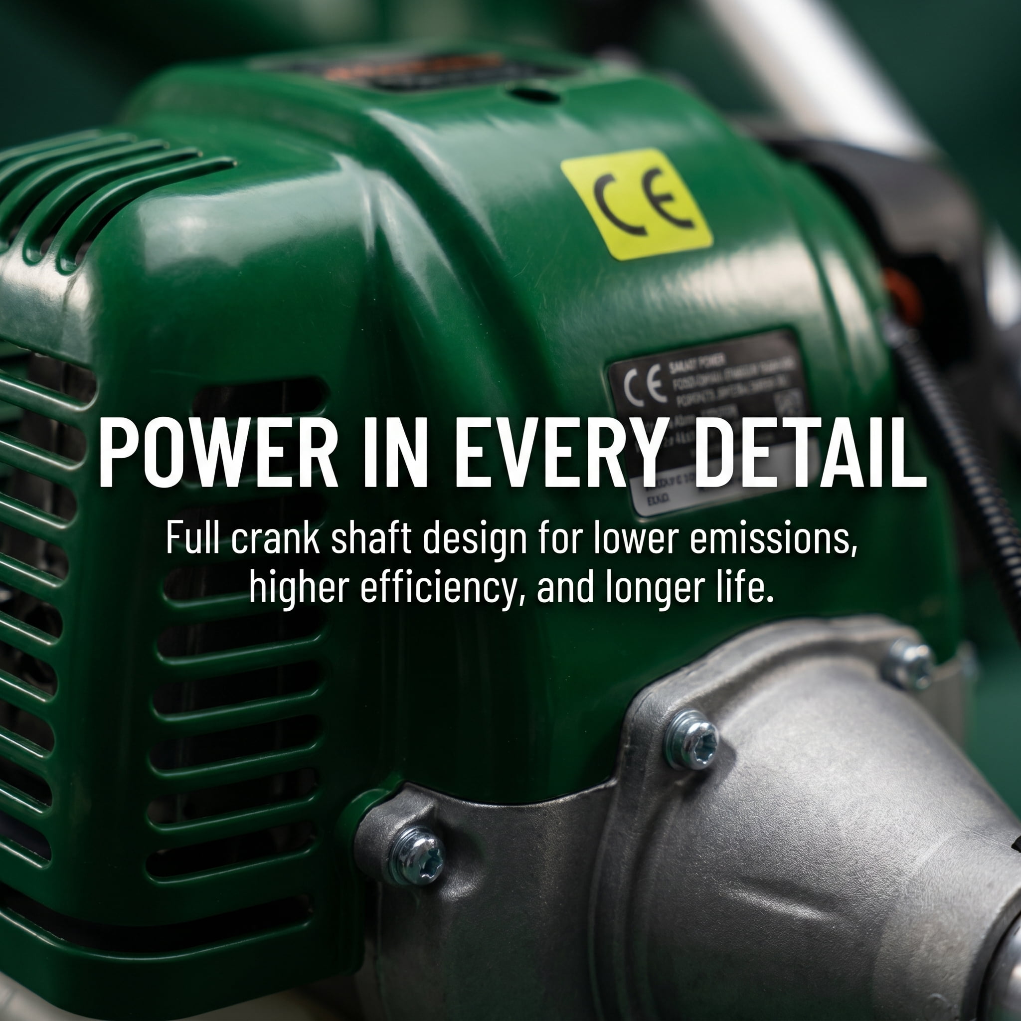 38CC 4 Stroke 4 in 1 Gas Multi Tool EPA Compliant with Pole Saw Hedge Trimmer Grass Trimmer Brush Cutter for Yard