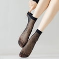 thumbnail image 2 of Zhengup 12 Pairs Womens Sheer Ankle Socks Nude Stocking Summer Ultra Thin Cool See Through Silk Socks for Women, 2 of 6