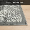 thumbnail image 3 of 2024 New 5x7ft Area Rugs for Living Room/Bedroom, Low Pile Non-Slip Washable Indoor Door Mat, Gray Carpet for Kids Boys Girls Dorm Nursery Home Decor Aesthetic, 3 of 6