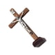 thumbnail image 4 of Cruz de madera religiosa Crucifijo Jesucristo Estatua Figura Colgante o de pie Marrón, 4 of 9