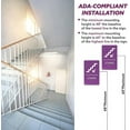 thumbnail image 4 of ADA CENTRAL SIGNS - 6" X9" Stairs Sign - ADA Compliant Tactile Graphics Grade 2 Braille Text Wall Sign | Fire Safety Emergency Exits, Stairwell Signs for Malls, Offices, Schools, and Restaurants, 4 of 7