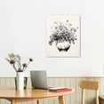 thumbnail image 3 of ONETECH Sage Green Wall Posters &amp; Prints, Green Boho Wall Art  Minimalist Framed Wall Art Geometric Line Leaf Sun Moon Beige Green Canvas Artwork Paintings, 3 of 5